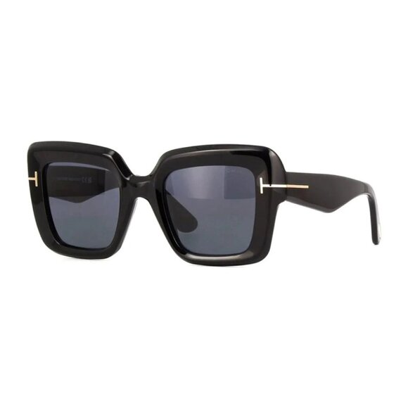 NEW TOM FORD WOMEN BLACK SUNGLASSES - Picture 1 of 3